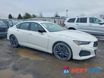Czwarte zdjęcie samochodu z boku: 2025 ACURA TLX A-SPEC VIN:19UUB6F58SA005379 - miniatura
