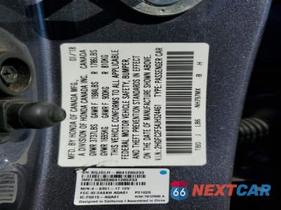 Zdjęcie 12 z 12 samochodu: 2018 HONDA CIVIC LX VIN:2HGFC2F54JH524461 - miniatura