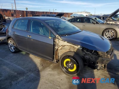 Czwarte zdjęcie samochodu z boku: 2015 VOLKSWAGEN GOLF TDI VIN:3VW2A7AU0FM029615 - miniatura
