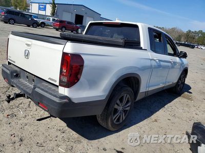 Trzecie zdjęcie samochodu z tyłu: 2019 HONDA RIDGELINE SPORT VIN:5FPYK3F1XKB045506 - miniatura