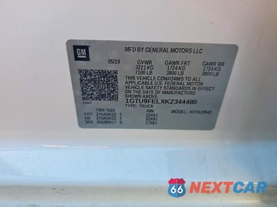 Zdjęcie 12 z 12 samochodu: 2019 GMC SIERRA K1500 DENALI VIN:1GTU9FELXKZ344480 - miniatura