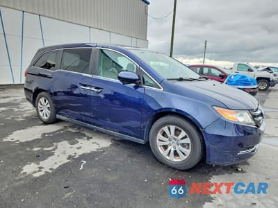 Czwarte zdjęcie samochodu z boku: 2017 HONDA ODYSSEY EXL VIN:5FNRL5H6XHB022136 - miniatura