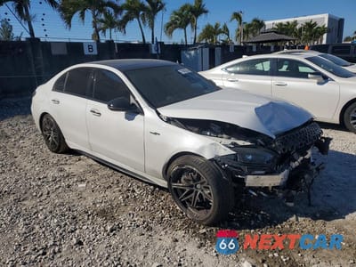 Czwarte zdjęcie samochodu z boku: 2023 MERCEDES-BENZ C 43 AMG VIN:W1KAF8HB4PR122234 - miniatura