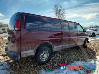 Trzecie zdjęcie samochodu z tyłu: 1999 CHEV EXPRESS G3500 VIN:1GAHG39R6X1144795 - miniatura