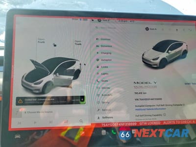 Zdjęcie 9 z 12 samochodu: 2022 TESLA MODEL Y VIN:7SAYGDEF4NF318699 - miniatura