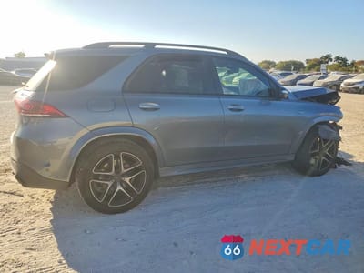 Trzecie zdjęcie samochodu z tyłu: 2021 MERCEDES-BENZ GLE AMG 53 4MATIC VIN:4JGFB6BB5MA531535 - miniatura