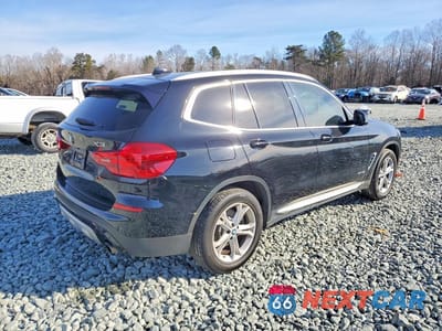 Trzecie zdjęcie samochodu z tyłu: 2018 BMW X3 XDRIVE30I VIN:5UXTR9C57JLC79995 - miniatura