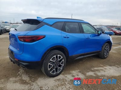 Trzecie zdjęcie samochodu z tyłu: 2024 CHEV BLAZER RS VIN:3GNKBKRS9RS155839 - miniatura
