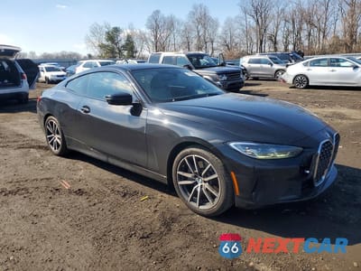 Czwarte zdjęcie samochodu z boku: 2022 BMW 430XI VIN:WBA73AP08NCK57086 - miniatura