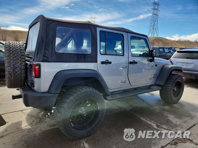 Trzecie zdjęcie samochodu z tyłu: 2013 JEEP WRANGLER UNLIMITED SPORT VIN:1C4BJWDG0DL669440 - miniatura