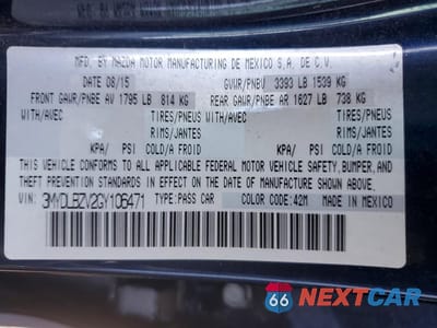 Zdjęcie 13 z 14 samochodu: 2016 SCION IA BASE VIN:3MYDLBZV2GY106471 - miniatura