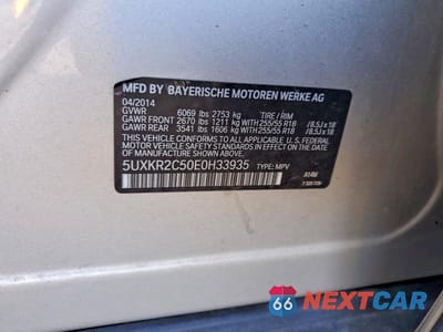 Zdjęcie 13 z 13 samochodu: 2014 BMW X5 SDRIVE35I VIN:5UXKR2C50E0H33935 - miniatura