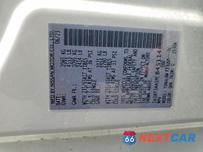 Zdjęcie 12 z 12 samochodu: 2023 NISSAN ROGUE S VIN:5N1BT3AA1PC845114 - miniatura