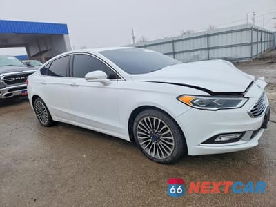 Czwarte zdjęcie samochodu z boku: 2017 FORD FUSION SE VIN:3FA6P0T91HR121315 - miniatura