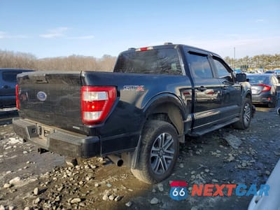 Trzecie zdjęcie samochodu z tyłu: 2022 FORD F150 SUPERCREW VIN:1FTEW1EP2NFA76873 - miniatura