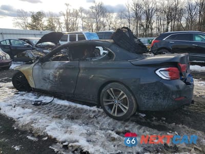 Drugie zdjęcie samochodu z przodu: 2019 BMW 430I VIN:WBA4Z1C59KEE44648 - miniatura