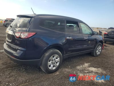 Trzecie zdjęcie samochodu z tyłu: 2015 CHEVROLET TRAVERSE LS VIN:1GNKRFED6FJ113457 - miniatura