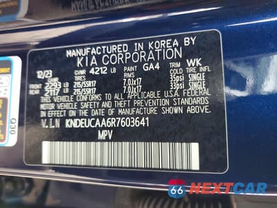 Zdjęcie 13 z 13 samochodu: 2024 KIA SELTOS S VIN:KNDEUCAA6R7603641 - miniatura