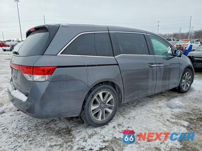 Trzecie zdjęcie samochodu z tyłu: 2017 HONDA ODYSSEY TOURING VIN:5FNRL5H91HB016137 - miniatura