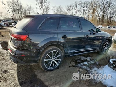 Trzecie zdjęcie samochodu z tyłu: 2022 AUDI Q7 PREMIUM PLUS VIN:WA1LXBF7XND008691 - miniatura