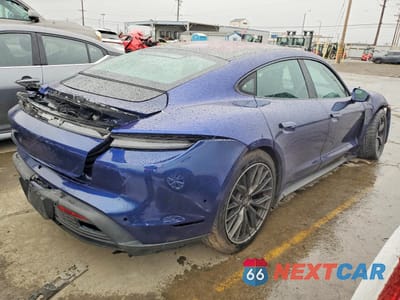 Trzecie zdjęcie samochodu z tyłu: 2021 PORSCHE TAYCAN VIN:WP0AA2Y16MSA17098 - miniatura