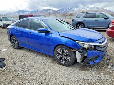 Czwarte zdjęcie samochodu z boku: 2018 HONDA CIVIC EX VIN:JHMFC1F37JX018155 - miniatura