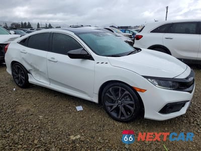 Czwarte zdjęcie samochodu z boku: 2020 HONDA CIVIC SPORT VIN:19XFC2F8XLE200020 - miniatura