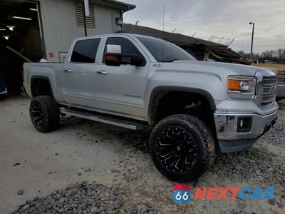 Czwarte zdjęcie samochodu z boku: 2014 GMC SIERRA K1500 SLE VIN:3GTU2UEH0EG202941 - miniatura