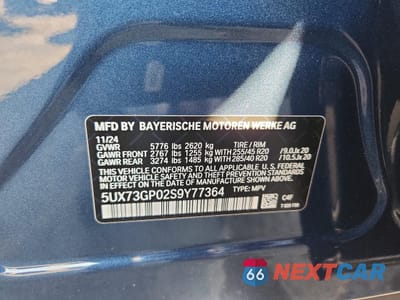 Zdjęcie 14 z 14 samochodu: 2025 BMW X3 M50 VIN:5UX73GP02S9Y77364 - miniatura