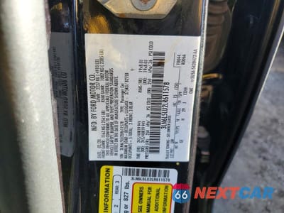 Zdjęcie 12 z 12 samochodu: 2020 LINCOLN MKZ RESERVE VIN:3LN6L5LU2LR611578 - miniatura