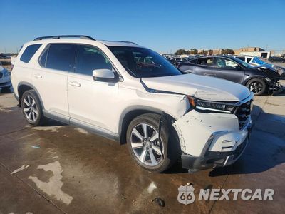 Czwarte zdjęcie samochodu z boku: 2023 HONDA PILOT TOURING VIN:5FNYG2H73PB001554 - miniatura