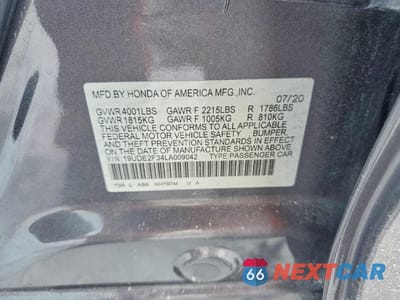 Zdjęcie 13 z 14 samochodu: 2020 ACURA ILX VIN:19UDE2F34LA009042 - miniatura