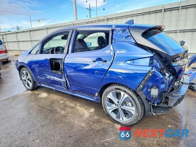 Drugie zdjęcie samochodu z przodu: 2019 NISSAN LEAF SV VIN:1N4AZ1CP4KC314315 - miniatura