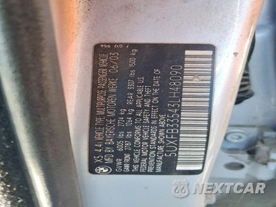 Zdjęcie 13 z 13 samochodu: 2003 BMW X5 4.4I VIN:5UXFB33543LH48090 - miniatura