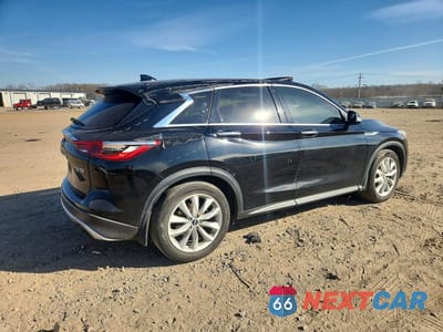 Trzecie zdjęcie samochodu z tyłu: 2019 INFINITI QX50 ESSENTIAL VIN:3PCAJ5M17KF119640 - miniatura