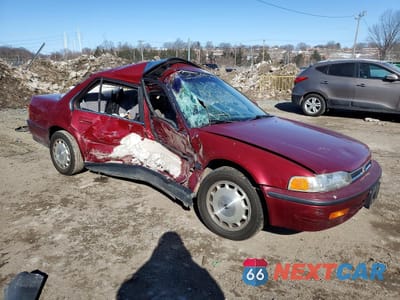 Czwarte zdjęcie samochodu z boku: 1993 HONDA ACCORD EX VIN:JHMCB7670PC042163 - miniatura