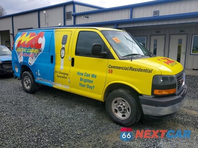 Czwarte zdjęcie samochodu z boku: 2022 GMC SAVANA 2500 CARGO UTILITY / SERVICE VAN VIN:1GTW7AF77N1241426 - miniatura