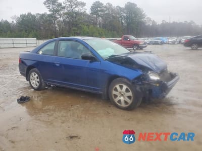 Czwarte zdjęcie samochodu z boku: 2001 HONDA CIVIC BASE VIN:1HGEM22951L076512 - miniatura