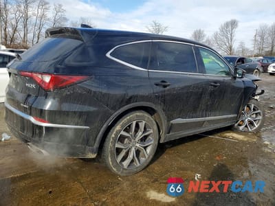 Trzecie zdjęcie samochodu z tyłu: 2024 ACURA MDX TECHNOLOGY VIN:5J8YE1H43RL033704 - miniatura