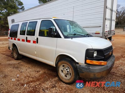 Czwarte zdjęcie samochodu z boku: 2014 CHEVROLET EXPRESS G2500 VIN:1GCWGFBA4E1130573 - miniatura