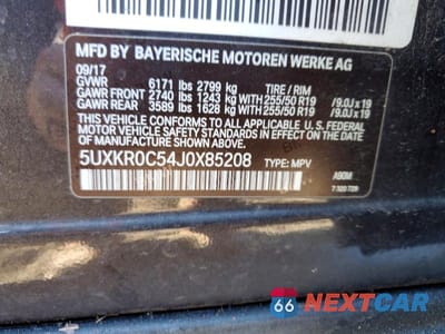 Zdjęcie 13 z 13 samochodu: 2018 BMW X5 XDRIVE35I VIN:5UXKR0C54J0X85208 - miniatura