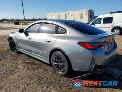 Drugie zdjęcie samochodu z przodu: 2024 BMW I4 EDRIVE 40 VIN:WBY73AW09RFT39271 - miniatura