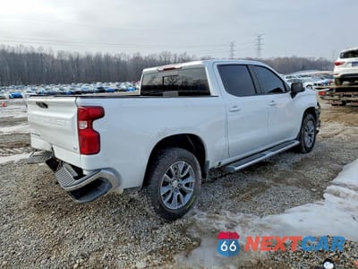 Trzecie zdjęcie samochodu z tyłu: 2022 CHEVROLET SILVERADO LTD K1500 LT VIN:1GCUYDED6NZ128176 - miniatura