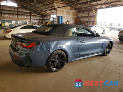 Trzecie zdjęcie samochodu z tyłu: 2023 BMW 430I VIN:WBA23AT05PCM82794 - miniatura