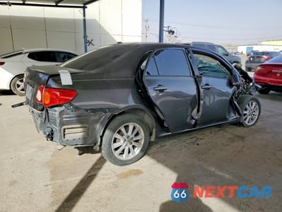 Trzecie zdjęcie samochodu z tyłu: 2009 TOYOTA COROLLA LE VIN:JTDBL40E599088197 - miniatura