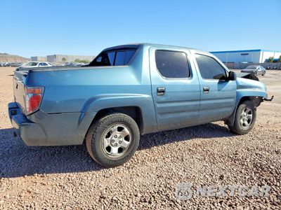 Trzecie zdjęcie samochodu z tyłu: 2007 HONDA RIDGELINE RT VIN:2HJYK16257H534690 - miniatura