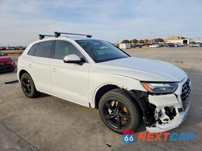Czwarte zdjęcie samochodu z boku: 2023 AUDI Q5 PREMIUM 40 VIN:WA1ABAFYXP2084970 - miniatura