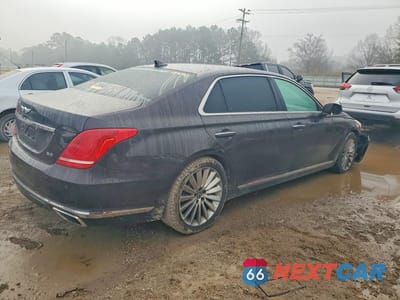 Trzecie zdjęcie samochodu z tyłu: 2018 GENESIS G90 ULTIMATE VIN:KMHG54JH8JU043230 - miniatura