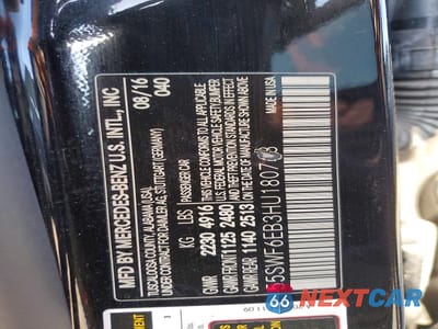 Zdjęcie 12 z 12 samochodu: 2017 MERCEDES-BENZ C 43 4MATIC AMG VIN:55SWF6EB3HU180768 - miniatura