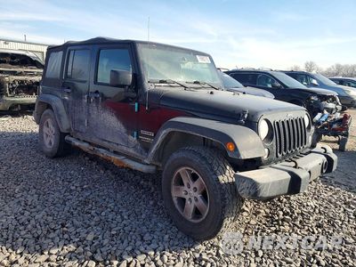Czwarte zdjęcie samochodu z boku: 2017 JEEP WRANGLER UNLIMITED SPORT VIN:1C4BJWDG4HL530479 - miniatura